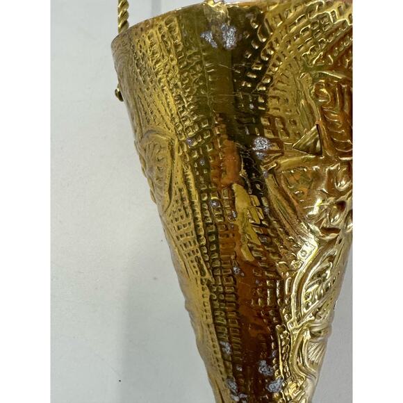 Vintage Brass Tussie-Middie Flower Holder Decorative Decor (READ) - Picture 3 of 6